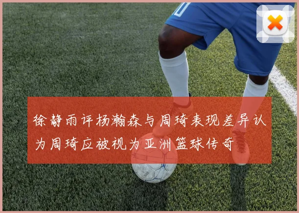 徐静雨评杨瀚森与周琦表现差异认为周琦应被视为亚洲篮球传奇